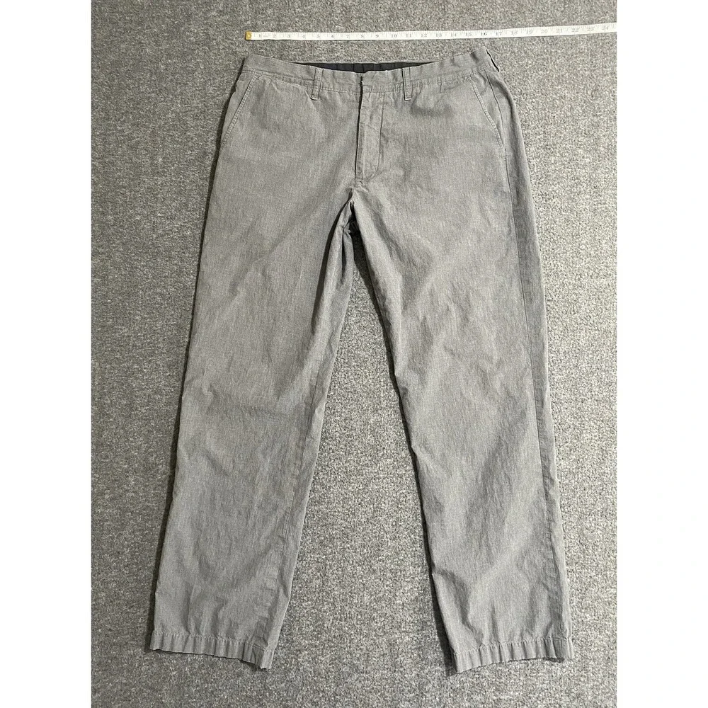 J Crew Bedford Pants Mens Gray Straight Leg Business Casual Workwear 33x32